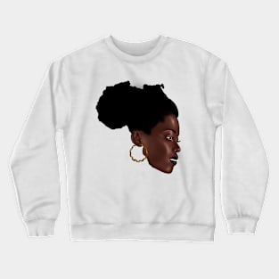 Mama Africa, Black Girl Magic, Love African Woman, Turban Woman, African Beauty. Crewneck Sweatshirt